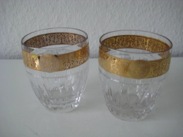 Original Rosenthal -   2 Versace Wassergläser - Gala Prestige Medusa