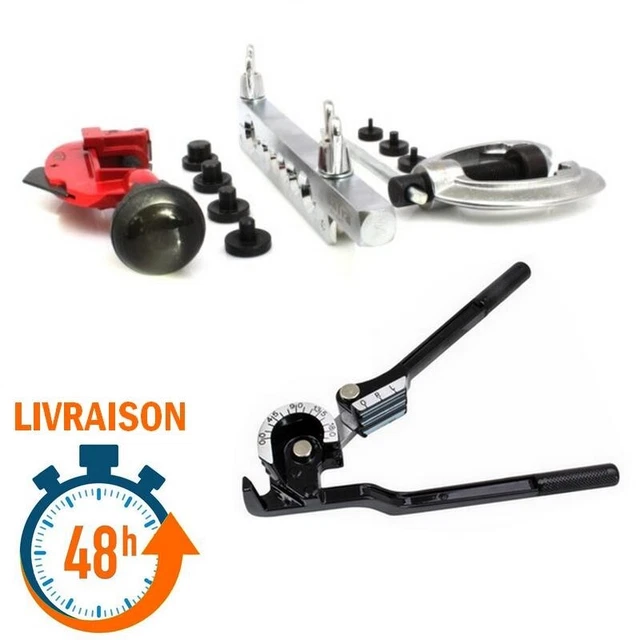 VEVOR Kit D'outils D'évasement Hydraulique, Outil D'évasement Double 45