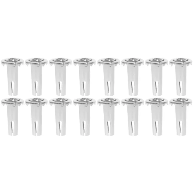 16 pcs Small Caster Socket Inserts Metal Caster Sleeve Inserts Caster Socket