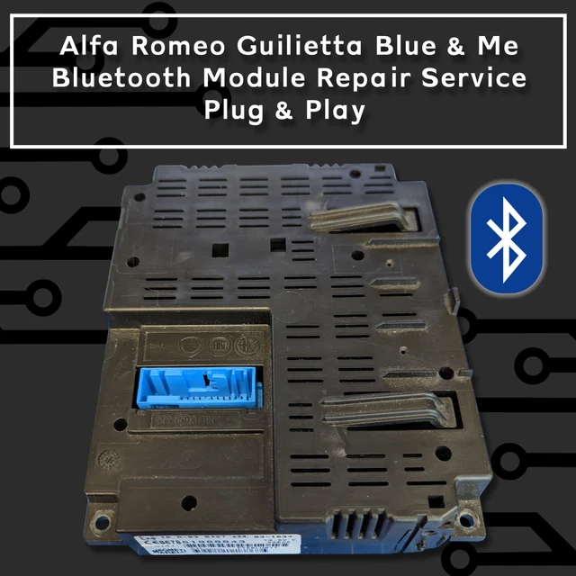 Alfa Romeo Blue And Me Music Streaming ALFA ROMEO GIULIETTA Blue And Me Bluetooth Module Repair Service Plug