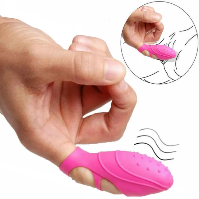 Finger Vibrator G-spot Clit Stimulator Adult Sex Toy Women Man Couples Massager