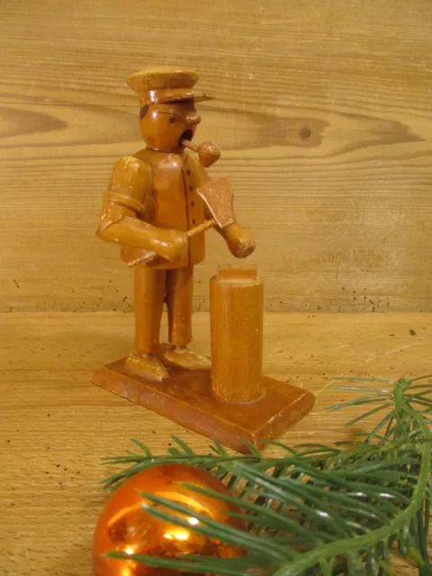uralt Räuchermann "Holzspalter" Orig. Erzgebirge Räuchermännchen KWO?