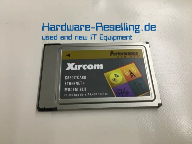 Xircom PS-CEM-28 Credit Card Ethernet Adapter Modem 28.8 Pcmcia
