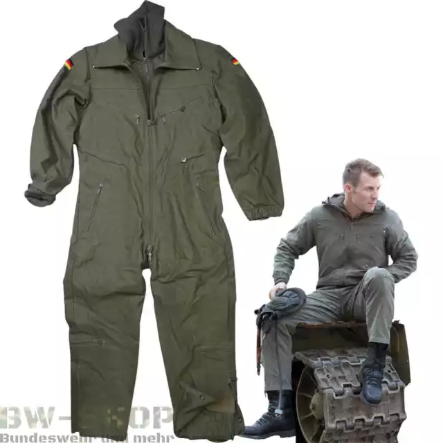 Original Bundeswehr Panzerkombi Oliv Mit Steppfutter Bw Winter Overall + Futter