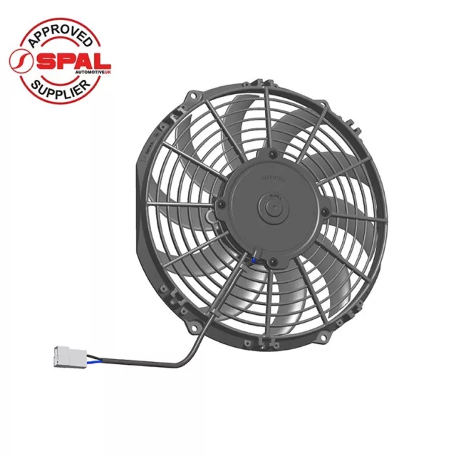 10″ (255mm) 12V Pull Electric Radiator Cooling Fan SPAL AUTOMOTIVE RALLY Fan