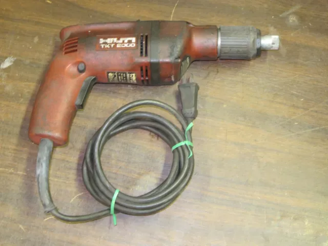 Hilti TKT 2000 Kwik-Tapper Drywall Screwgun Corded, Used, Tested/works