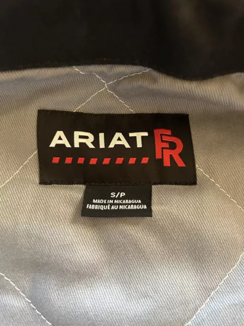 ARIAT® MEN'S FR 🔥Workhorse Black Insulated Vest 10024030 Size: Smal L ...