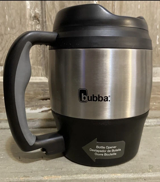 Big Bubba Classic Insulated Mug 52 Oz Polyurethane Travel Coffee Black Keg Shape
