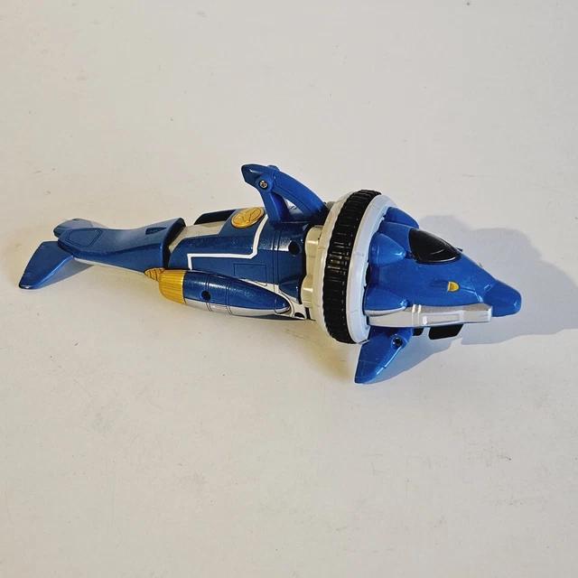 Power Ranger Dolphin POWER RANGERS NINJA Storm Dx Power Cyclone Dolphin Megazord Zord Figure ...