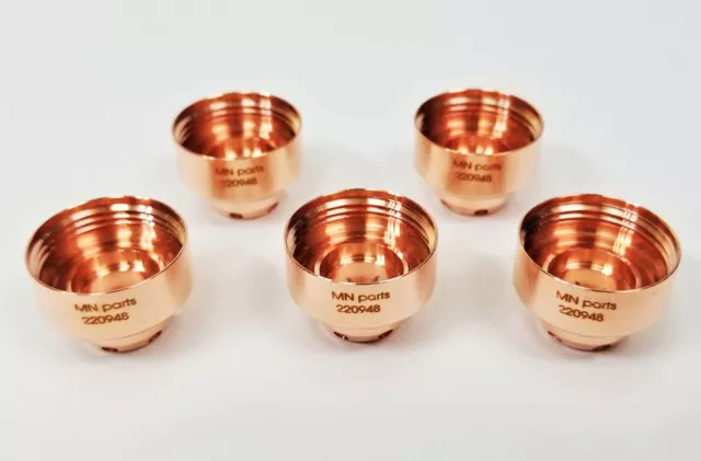 5 Pcs 220948 Fits Hypertherm® Powermax® 65 & 85 Aftermarket Fine Cut Shields