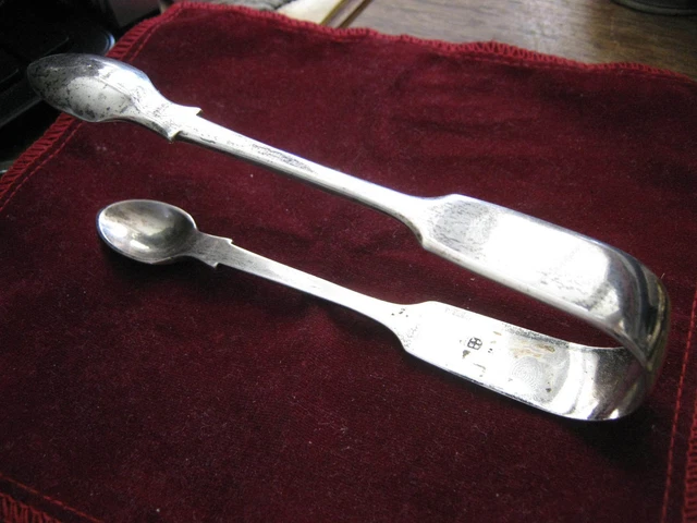 Vic torian 1838 London SUGAR NIPS Marked JSAS Joseph Savory II & Albert Savory