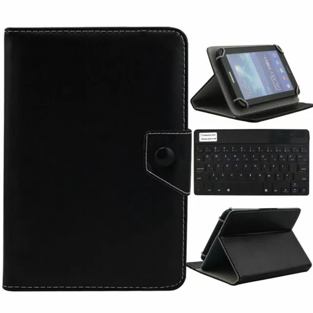 US For Amazon Kindle Fire HD 10 9th Gen 2019 Tablet Keyboard Leather Case Cover