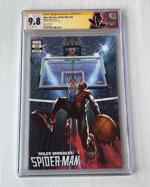 Kael Ngu Signed Autographed Miles Morales Spider-Man #23 Marvel Comics CGC 9.8 2