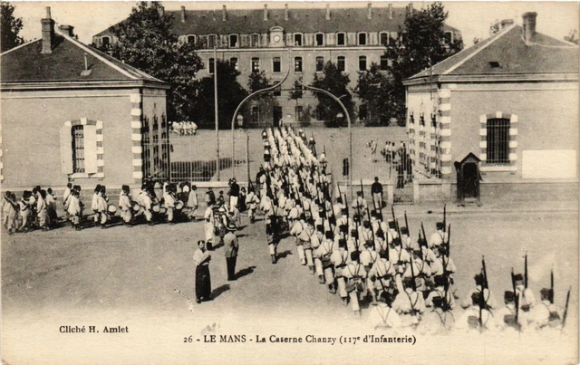 CPA AK Militaire Le MANS - La Barracks Chanzy (361790)