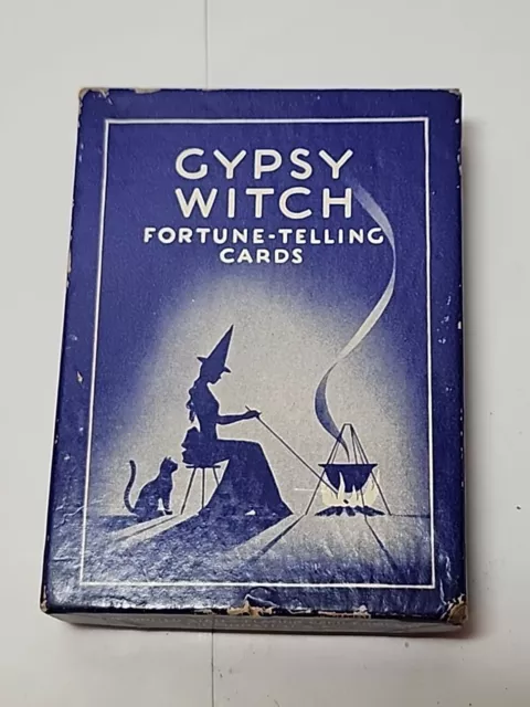 Gypsy Witch Fortune Telling Playing Cards 52 + Joker W/ Instructions Ohio JRR15