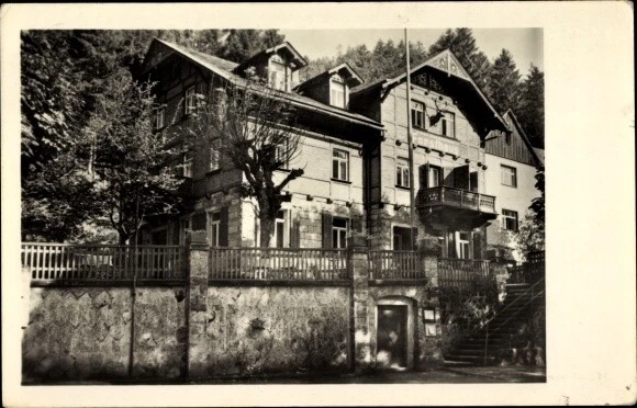 Ak Bad Schandau Sächsische Schweiz, Hotel-Restaurant Forsthaus... - 3038980