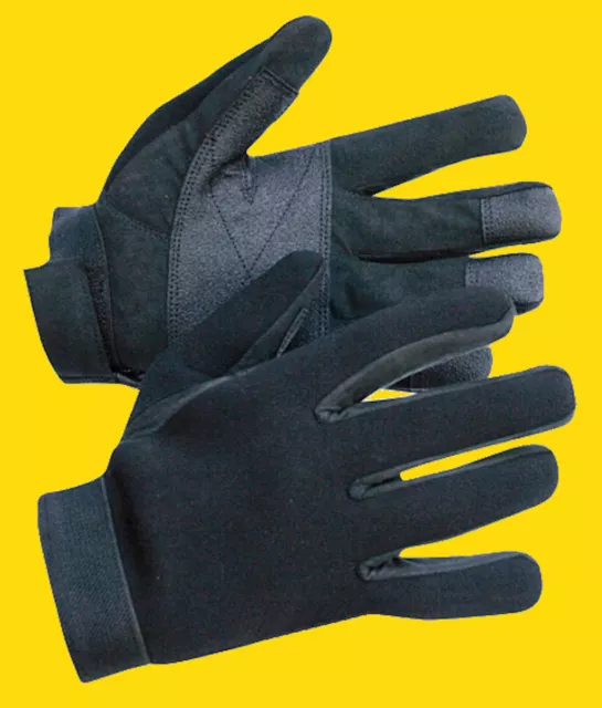 BU SECTOR Security Polizei SEK Handschuhe Neoprenhandschuhe Einsatzhandschuhe