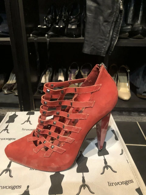 BOTTINES ESCARPINS Topshop en cuir talon aiguille taille 38 EUR 30 00 PicClick FR