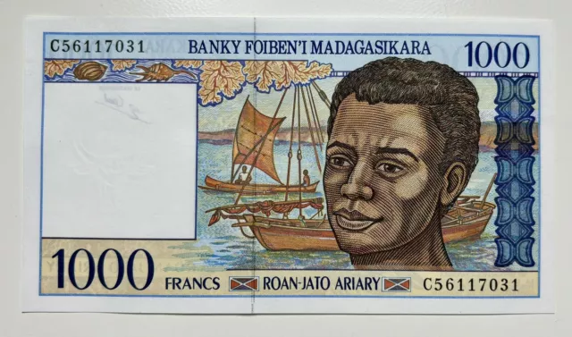 MADAGASCAR 1000 Francos (1994-1995) SC/UNC Francs