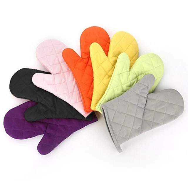 Porte-pot de cuisson résistant à la chaleur gants de four en coton pratiques e