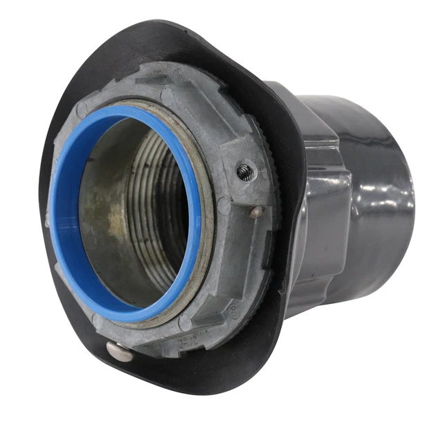 Thomas & Betts Stg7-G Ocal Pvc Coated Zinc Grounded Hub Connector, 2-1/2"