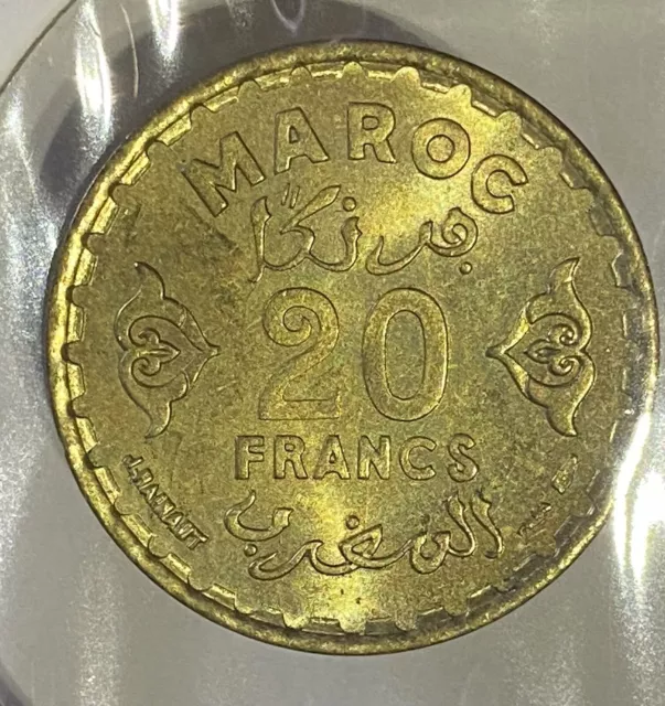 Maroc 10 Francs 1371  5 Francs Coin Morocco