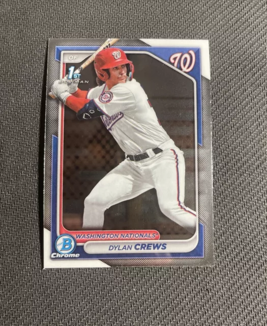 2024 BOWMAN CHROME Dylan Crews 1° BCP23 Washington Nationals EUR 10