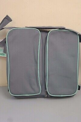 3-in1 Diaper Bag Portable Bassinet & Travel Changing Station Zippered Pocket 11A