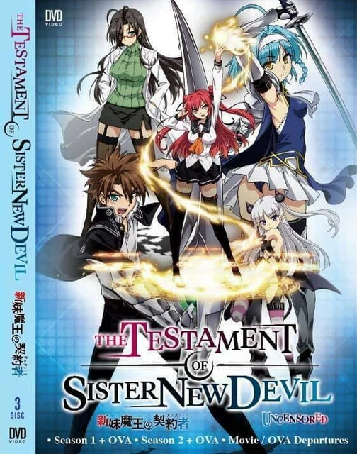 Testament Of A Sister New Devil Uncensored THE TESTAMENT OF Sister New Devil S1-S2 + OVA + Movie Uncensored