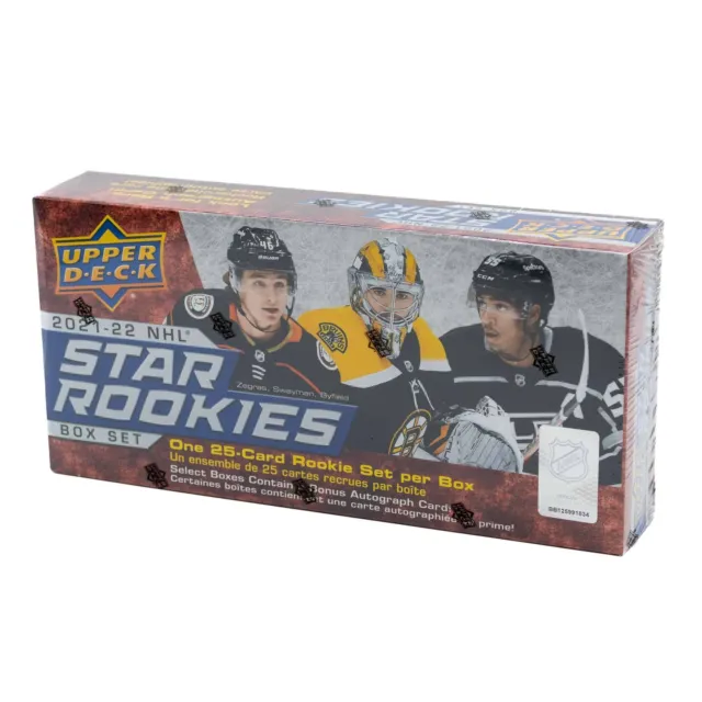 Upper Deck NHL Star Rookies Box Lot Hockey Hobby Box 2021-22