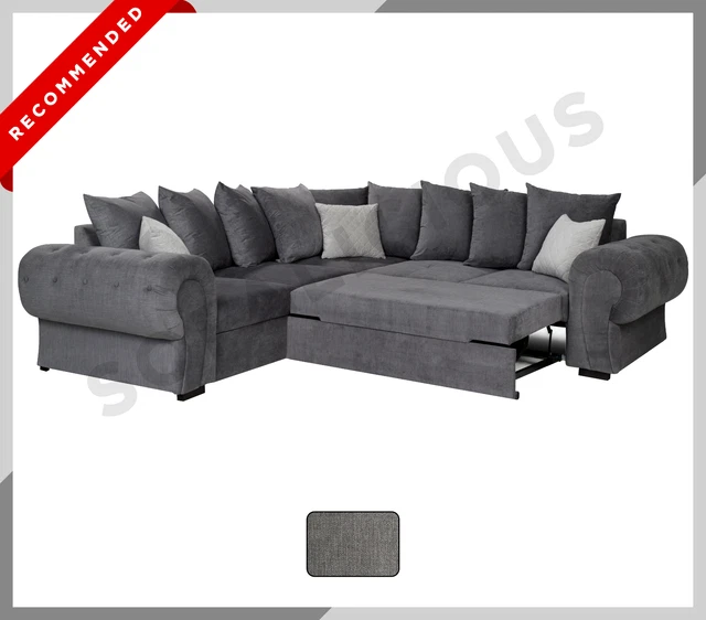 Esprit Fabric Chaise Sofa Bed With Storage | Cabinets Matttroy