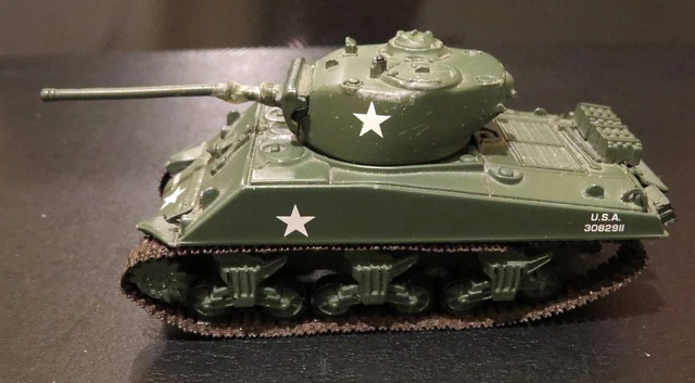 Char Sherman M4 A3 Dinky – Miniature Zamak – Vert – Militaire