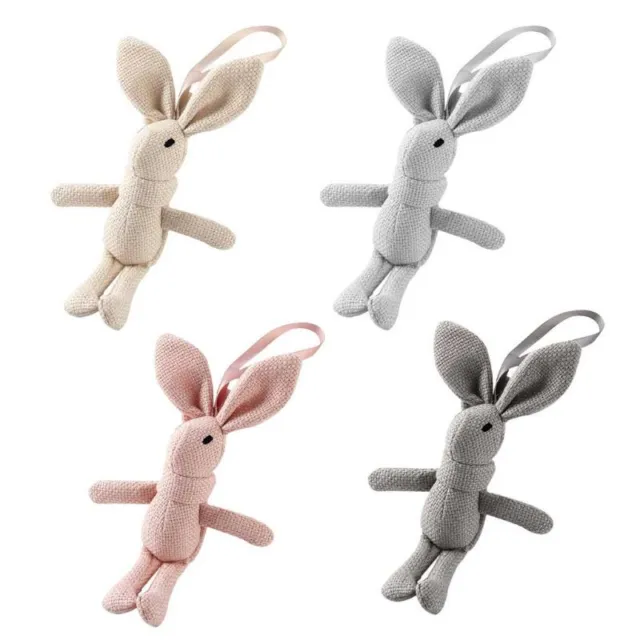 Lovely Rabbit Plush Dolls Pendant Keyring for Key Chain Bag Charms for Birthday
