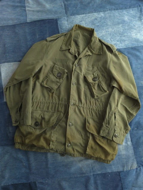 CANADIAN ARMY MK II Green OD Combat Shirts Jackets Vintage