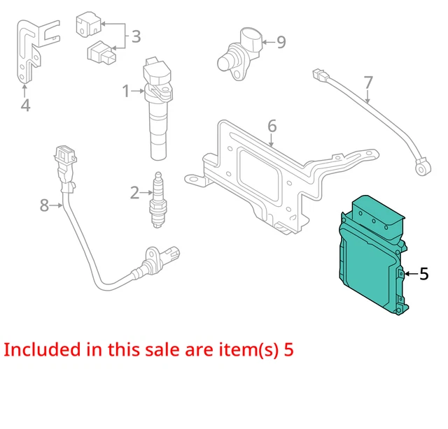 2018-2018 KIA RIO Engine Computer Ecu Pcm Ecm Pcu Oem 39199-2bac0 N87DK ...