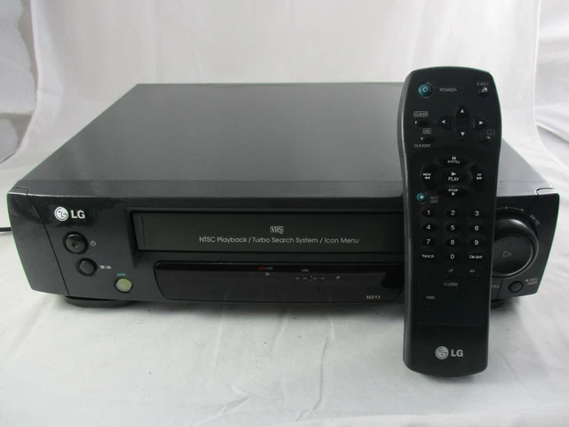 LG N31I VCR VHS Video Player Recorder With NTSC Playback REMOTE lg-n31i-vcr-vhs-video-player-recorder-with-ntsc-playback-remote