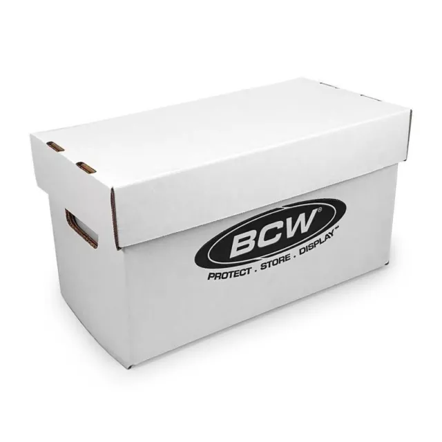 BCW Record Storage Box For 45 RPM 7" Vinyl Albums Acid Free Archival Cardboard