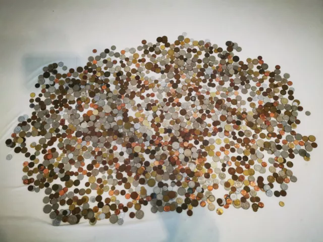 Konvolut 6,5 Kg Münzen aus aller Welt