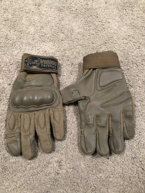 Voodoo Tactical 20-9078007093 Phantom Gloves, Coyote, Large Hard Knuckles