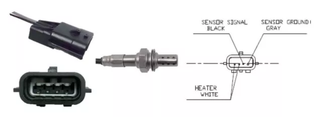 Intermotor Pre Cat Lambda Sensor for Renault Kangoo 1.2 Apr 2003 to Oct 2009