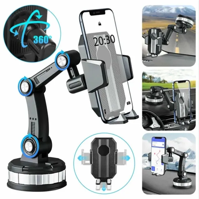 Universal Car Truck Mount Phone Holder Stand Dashboard Windshield For Cell Phone