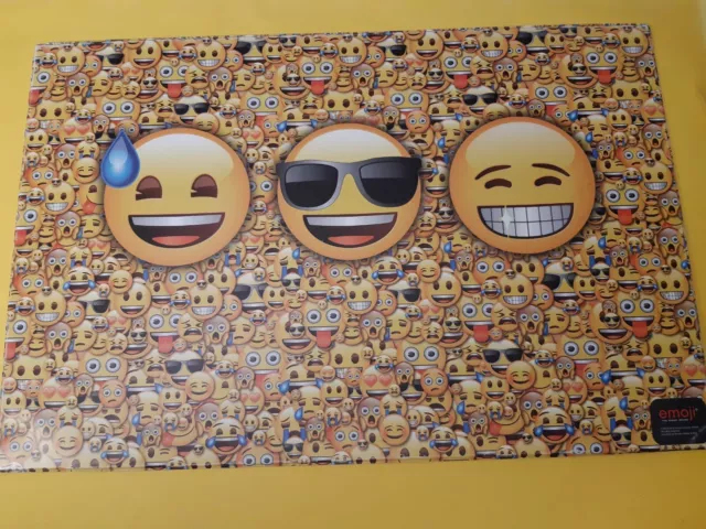 emoji. SCHREIBTISCH UNTERLAGE. Schreibtischunterlage. 54x35cm.