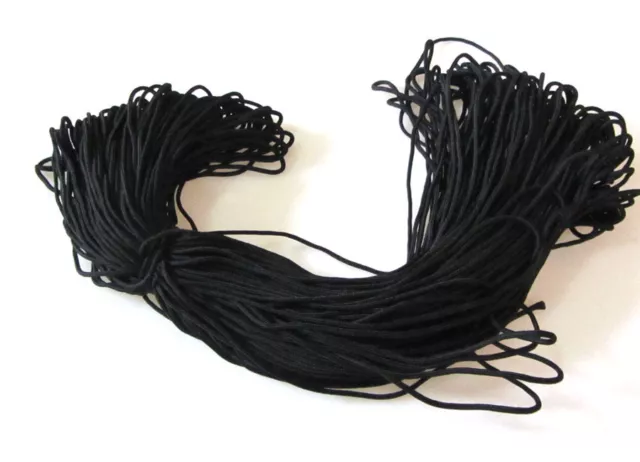 New 2mm Diameter 300Ft Parachute Cord Paracord Lanyard Survival black1