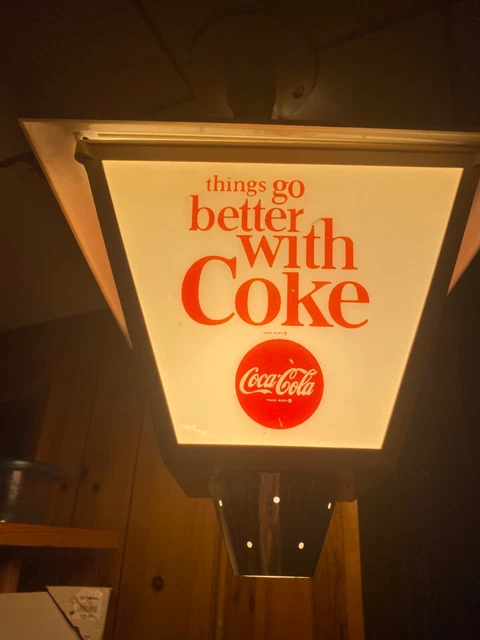 Vintage 1950’s Coca-Cola Revolving Light-Up Lantern