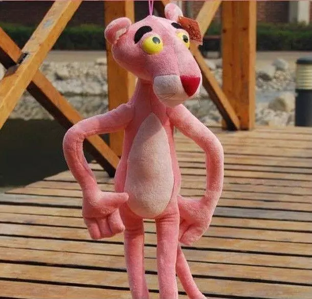 Cute Pink Panther Stuffed Animals Baby Kids Girls Toys Plush Doll Children Gift 3