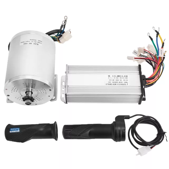 VEVOR Motor Eléctrico sin Escobilla 1800W con Controlador de Velocidad Ajustable