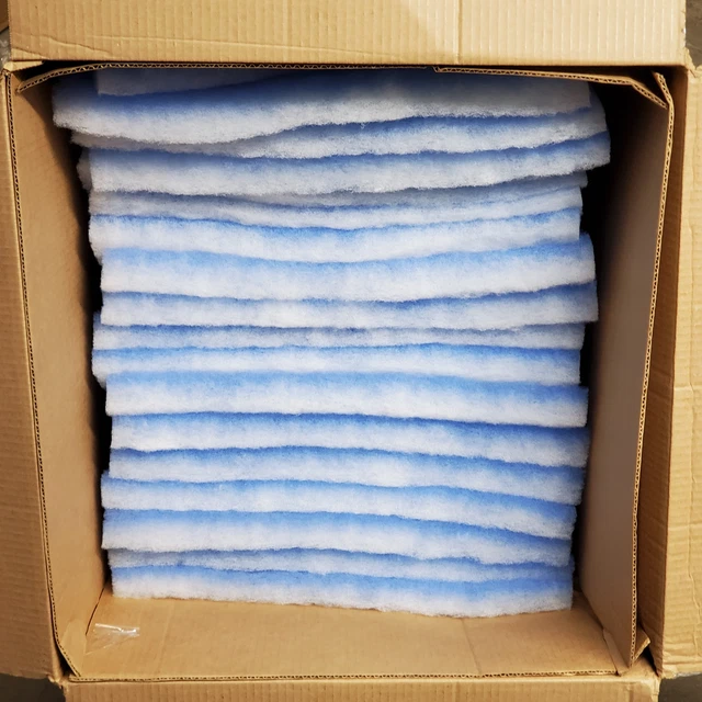 AFC Advanced Filtration Concepts 2"X20"X35" 20 Blue/White Tack Filter Media Pads