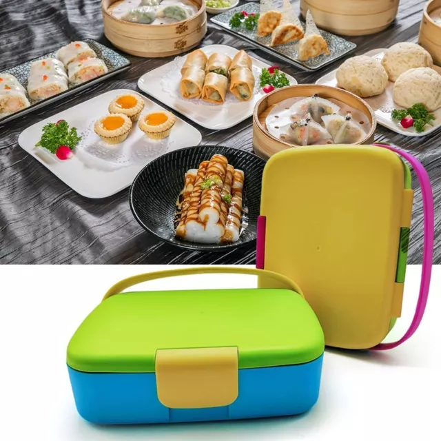 Leakproof with Handle 1200ml Lunch Box Bento Box Food Containers for Kids