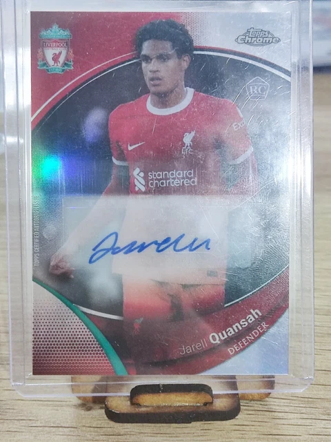 2023-24 Chrome 見にくく Jarell Quansah AUTO PSA10