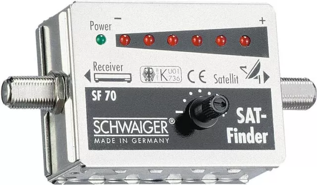 Schwaiger Sat-Finder: 6 LED/Ton